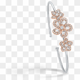 Miss Daisy 3 Flower Bangle Ms 08 015 02 Copy - Earrings, HD Png Download - bangles images png