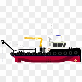 Tugboat Clipart Offshore Boat - Tugboat, HD Png Download - boat png image