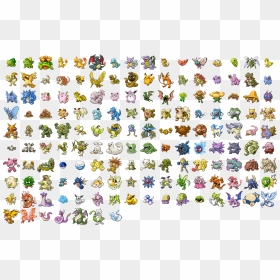 All Pokemon Indigo League, HD Png Download - kanto badges png