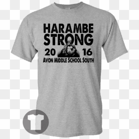 Active Shirt, HD Png Download - harambe.png