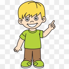 Transparent Cute Anime Boy Png - Girl Pointing Finger Clipart, Png Download - boy png image