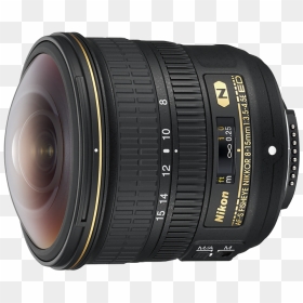 Nikon Fisheye Lens, HD Png Download - dslr camera lens png