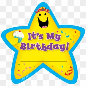 Creative Teaching Press® It"s My Birthday Star Badges - Super Stars, HD Png Download - birthday star png