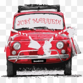 Mondo Nougat Wedding Car, HD Png Download - wedding car png