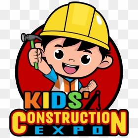 Kids Construction Expo - Cartoon, HD Png Download - construction png images