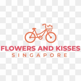 Road Bicycle, HD Png Download - flowers buke png