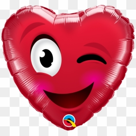 Happy Valentines Day And Birthday, HD Png Download - wink smiley png