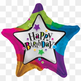 18 Birthday Stars Balloons All American Balloons - Transparent Star Balloon Png, Png Download - birthday star png