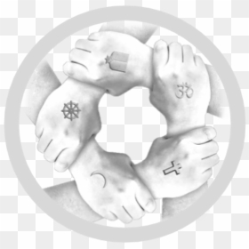 Monochrome, HD Png Download - hands logo png