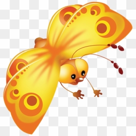 Clipart Resolution 600*600 - Butterfly Cartoon Clipart Transparent Background, HD Png Download - butterfly cartoon png