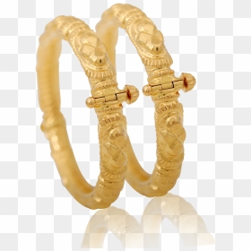 Traditional Gold Ethnic Bangles - Bangle, HD Png Download - bangles images png