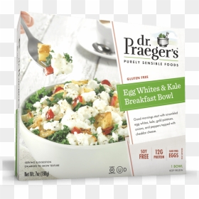 Praeger"s Egg Whites & Kale Breakfast Bowl Package - Dr Praeger's Breakfast Bowl, HD Png Download - white eggs png