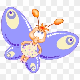 Butterfly Cartoon Png Clipart , Png Download - Png Cartoon Butterfly Clipart, Transparent Png - butterfly cartoon png