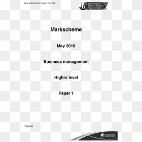 Ib Business Management Past Papers, HD Png Download - old papers png
