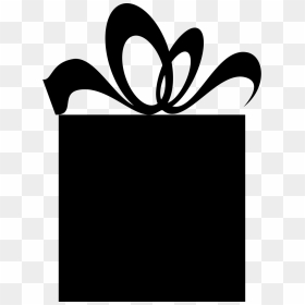 Giftbox - Silhouette Gift Box Vector, HD Png Download - giftbox png