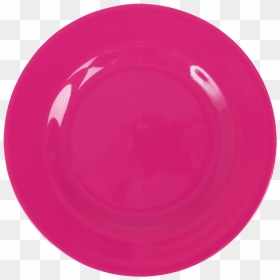 Fuchsia Melamine Side Plate Kids Plate Rice Dk - Plate, HD Png Download - rice plate png