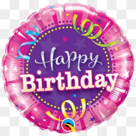 Happy Birthday Shining Star - Happy 7th Birthday Pink Balloons, HD Png Download - birthday star png