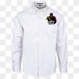 Transparent Button Down Shirt Png - Long-sleeved T-shirt, Png Download - mens dress png