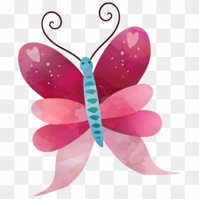 Hermosa Mariposa Acuarela Cartoon Png - Mariposasa Cuarela Png, Transparent Png - butterfly cartoon png
