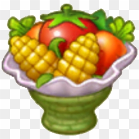 Township Wiki - Strawberry, HD Png Download - fruits and vegetables basket png