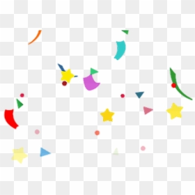 #colorful #party #birthday #star #ribbon #happy #rainbow, HD Png Download - birthday star png