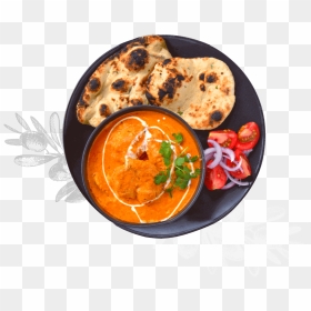 A Single Dish - Butter Chicken Transparent, HD Png Download - indian food dish png