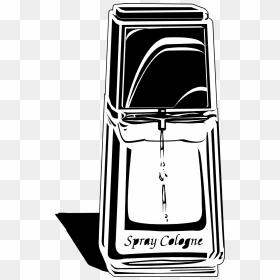 Cologne Black And White, HD Png Download - perfume spray png