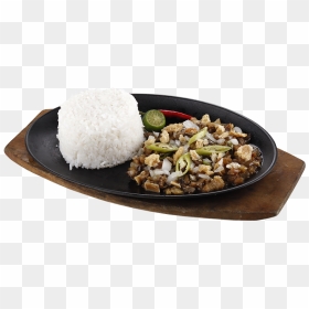 Sizzling Sisig - Sizzling Sisig With Rice, HD Png Download - rice plate png