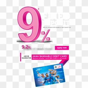 Jana Small Finance Bank Fd, HD Png Download - rupay card png