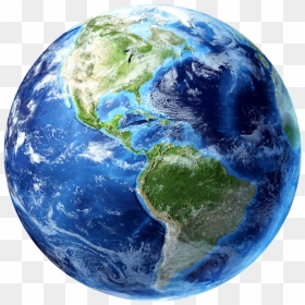 Home Globe - Imagen Satelital De La Tierra, HD Png Download - blue globe png