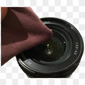 Cleaning A Lens - Camera Lens, HD Png Download - camera lenses png