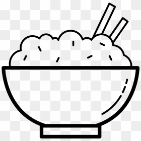 Rice Bowl Icon - Rice Bowl Icon Png, Transparent Png - rice plate png