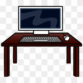 Thumb Image - Desk And Computer Png, Transparent Png - computer png file