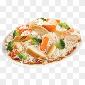 Healthy Choice Teriyaki Chicken, HD Png Download - rice plate png