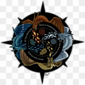 Dragon Compass, HD Png Download - arm tattoo designs png