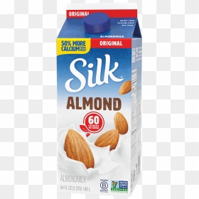 Silk Original Almondmilk - Silk Almond Milk, HD Png Download - single almond png