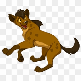 Drawn Hyena Clip Art - Male Hyena Lion King, HD Png Download - lion sitting png
