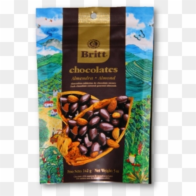 Britt Chocolate De Almendra, HD Png Download - single almond png