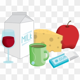 Dairy Clipart Healthy Food - Healthy Food And Drink Clipart, HD Png Download - healthy food clipart png