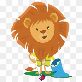 Illustration, HD Png Download - lion sitting png