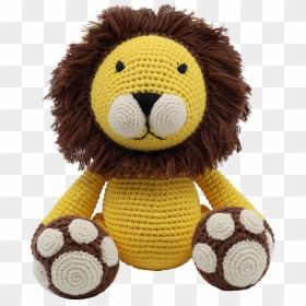Lion - Med Sitting - Stuffed Toy, HD Png Download - lion sitting png