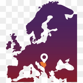 Mappa Europa Grigia, HD Png Download - outsourcing png
