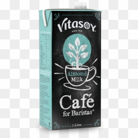 Vitasoy Almond Milk Barista, HD Png Download - single almond png