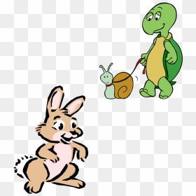 Png Transparent Download Hare And The Tortoise Clipart - Story On Team Work, Png Download - tortoise clipart png