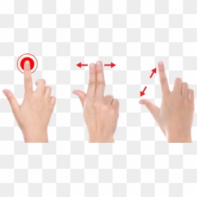 Tablet Accessibility Menu - Hand Png Gesture, Transparent Png - tablet in hand png