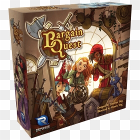 Bargain Quest Board Game, HD Png Download - grash png