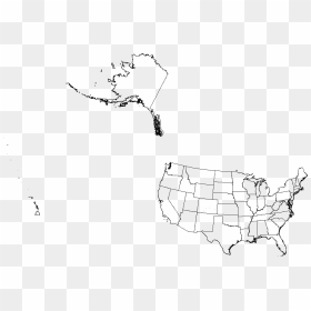 Usa State Boundaries 1000 Transparent - Colonial Slogans For New York, HD Png Download - blank us map png