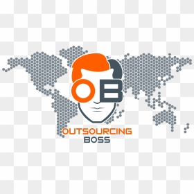 Outsourcing Boss Banner - World Map, HD Png Download - outsourcing png