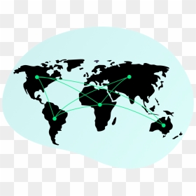 Business Process Outsourcing Provides An End To End - World Map, HD Png Download - outsourcing png