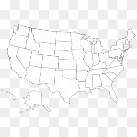 File - Usa - Svg - United States Map, HD Png Download - blank us map png